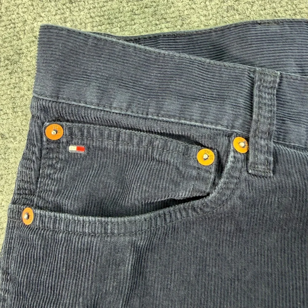 Tommy Hilfiger Pants Mens 40x30 (Fits 41x28) Blue Corduroy Straight Leg‎